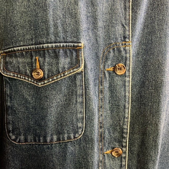 Vintage Eddie Bauer Denim Jacket with Detachable Liner - Picture 3 of 8